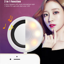 2 in 1 Mini LED Light & Speaker for iPhone/Samsung