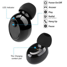 Mini Bluetooth Noise Cancelling Earbud Headphones